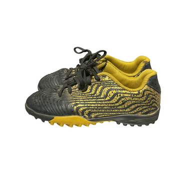 Used Soccer Indoor Shoes Black And Gold Youth 12.0 11834-s000045345