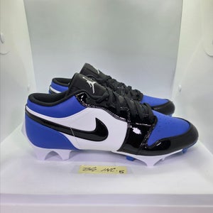 Nike Air Jordan 1 Low TD Game Royal Toe Football Cleats FJ6245-401 Mens Size 12