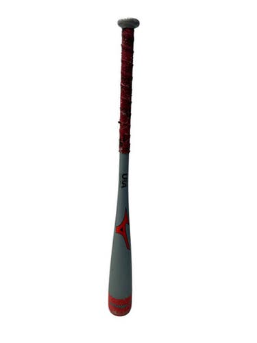 Used Mizuno Pwr Alloy Bb Sb Usa 2 5 8 Bat Grey And Red 28" 11835-s000204020