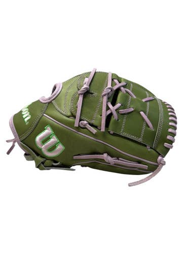 New Wilson A2000 Ma14 12.25” Rh Throw Fastpitch Glove - Dark Green And Pink 11835-s000203991