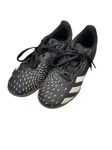 Used Adidas Soccer Indoor Shoes Black Junior 03.5 11682-s000126503