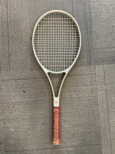Used Wilson Profile 2.7 Si Adult Tennis Racquet Grey 4 3 8" 11614-s000229828