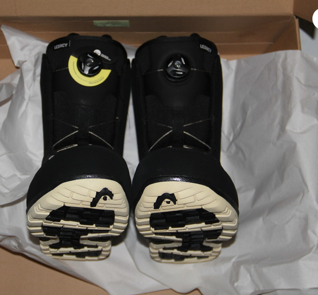 NEW HEAD legacy BOA snowboard Boots Mens US size 11.5 black/29.5