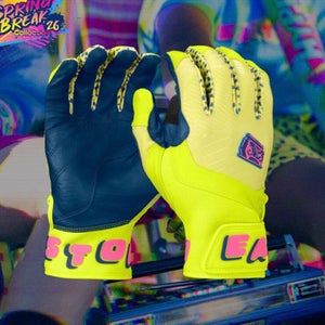 New Walk Off Ethos Tball Neon Yellow Pink Spring Break Batting Gloves 11834-ease00718356