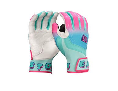 New Walk Off Ethos Youth Aqua Pink Spring Break Batting Gloves 11834-ease00718334