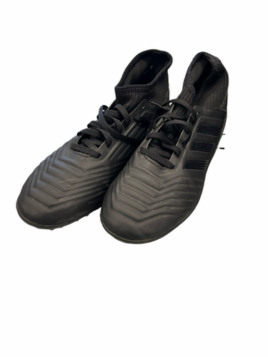 Used Adidas Soccer Indoor Shoes Black Senior 5.5 11682-s000127036