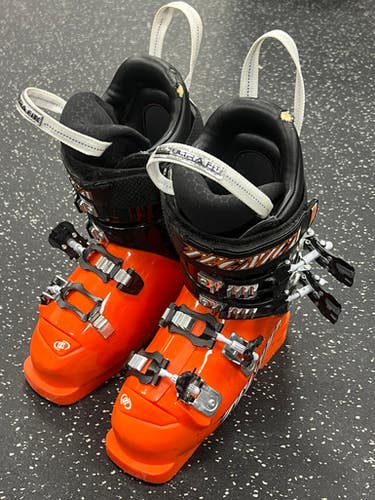 Used Tecnica Inferno 90 Boys Dh Ski Boot Orange 215 Mp - J03 11849-s000036469