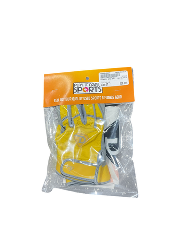 Used Bb Sb Batting Gloves Yellow Sm 11834-s000046229