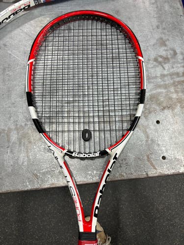 Used Babolat Pure Storm Adult Tennis Racquet Red 4 1 2" 11337-s000479166