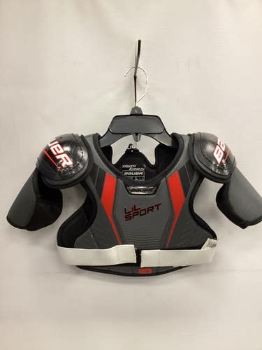 Used Bauer Lil Sport Youth Shoulder Pads Lg 11851-s000043011