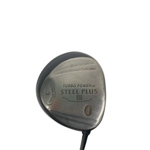 Used Turbo Power Steel Plus Mens Fairway Wood Rh 3 Wood 11847-s000032825