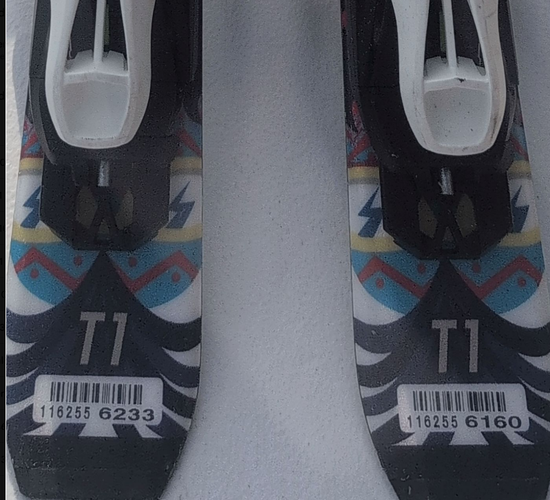 Kid's 2025 Salomon 70 cm All Mountain t1 Skis (New)