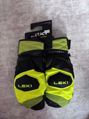 New Leki Racing Mittens Size 7