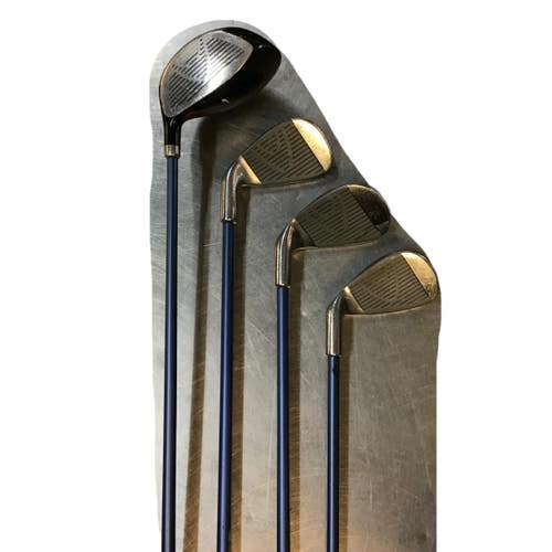 Used Tiger Shark PIRANHA Jr Package Set RH Navy Blue 4 Piece 11730-S000072401