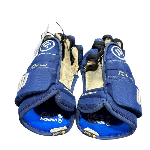 Used Warrior COVERT PRO Junior Gloves Royal Blue 12" 11375-S000378982