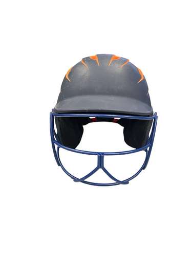 Used Boombah Boombah Helmet Batting Helmet W Mask Orange Md 11682-s000127579