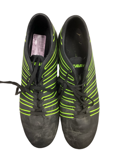 Used Vizari Soccer Cleats Black And Neon Green Senior 11 11613-s000177178