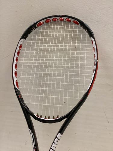 Used Prince O Zone Seven Adult Tennis Racquet Red 4 1 4" 11725-s000498733