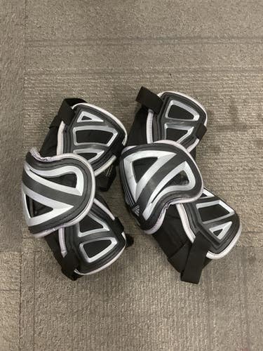 Used Adidas Freak Flex Lacrosse Arm Pads Guards Black Lg 11614-s000231247