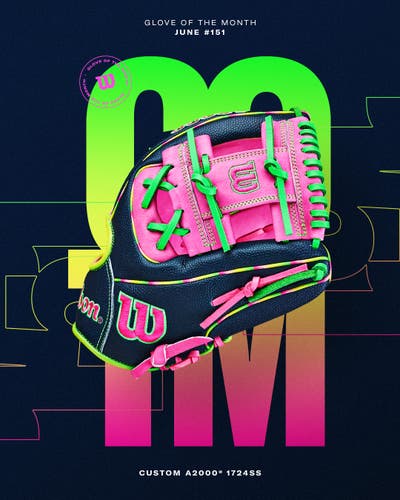New Wilson June GOTM RH First Base A2000 Baseball Glove 11.75"