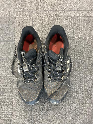 Used Under Armour Loaded Bb Sb Cleats Black Junior 05 11614-s000231415