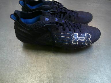 Used Under Armour Adult Fb Cleats Navy Blue Senior 11 11339-s000199120