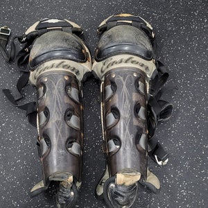 Used Easton Synergy Catchers Leg Guards Black Adult 11849-s000037100