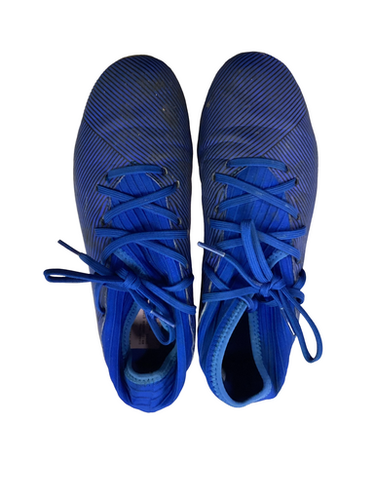 Used Adidas Nemesis Soccer Cleats Navy Blue Junior 05.5 11613-s000177618