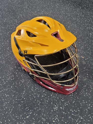 Used Cascade R Lacrosse Helmet Gold One Size 11849-s000037184