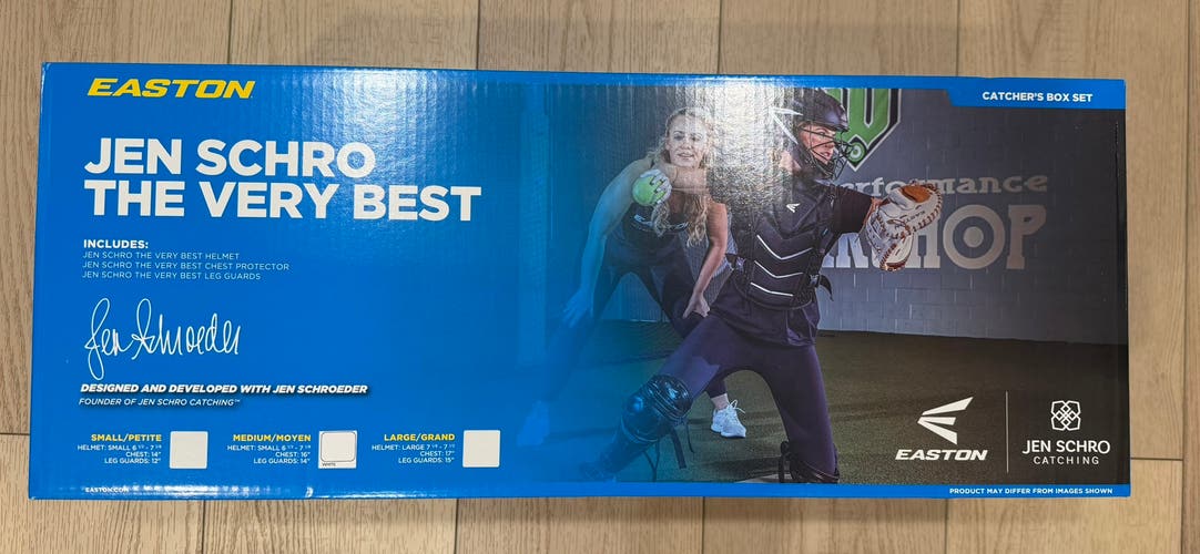 Easton Jen Schro The Very Best Catcher's Set (New)