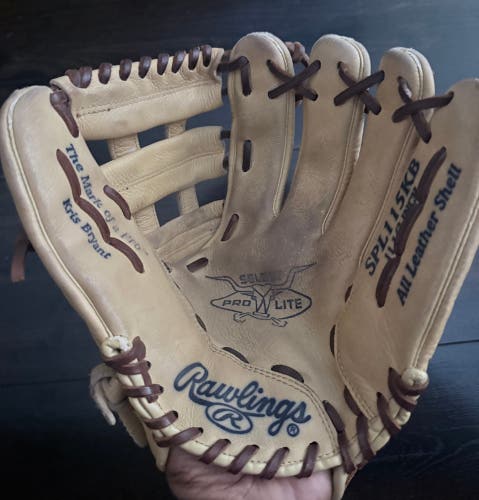 Used - Good Condition Rawlings Select Pro Lite SPL115KB Baseball Glove  11.5 Tan Kris Bryant RHT
