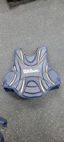 Used Wilson 16.5 Catchers Chest Protector Navy Blue Intermed 11497-s000155842
