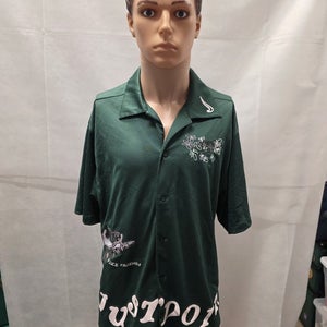 NWT Nike Mesh Button Down Shirt L