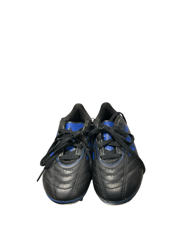 Used Adidas Soccer Cleats Black And Navy Blue Youth 10.0 11834-s000047418