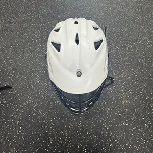 Used Warrior Evo Next Lacrosse Helmet White Sm 11849-s000037394