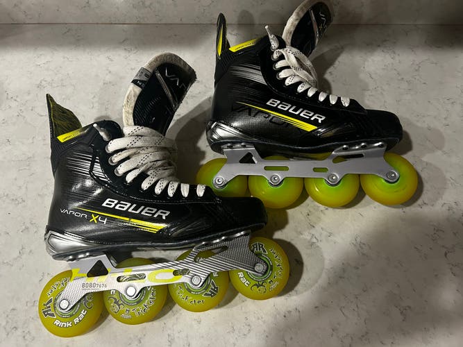 Bauer Vapor X4 Inline Skates Regular Width Size 8 (Used)