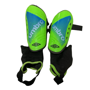 Used Umbro Soccer Shin Guards Youth Green Lg 11834-s000047586