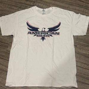 American Beer Adult Large Short Sleeve Shirt New