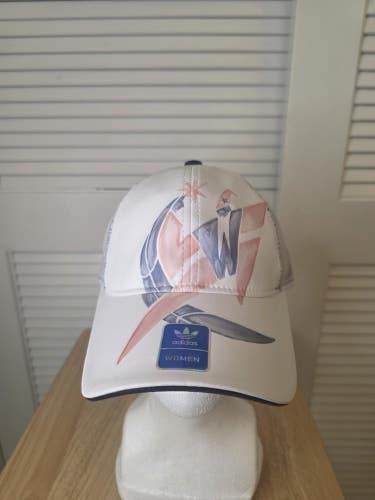 NWS Washington Wizards Adidas Womens Mesh Snapback Hat S/M NBA