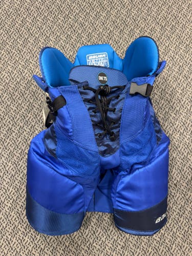 Senior Royal Blue Medium Bauer Supreme One75 Hockey Pants (New)
