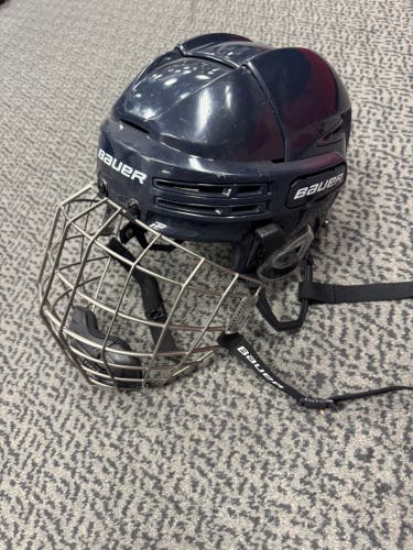 Small Navy Bauer Re-Akt 75 Helmet (Used)