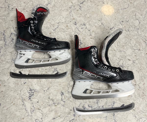 Bauer Vapor X-Lite Hockey Skates 7 Fit 3 (Used) w/ Extra Set of steel
