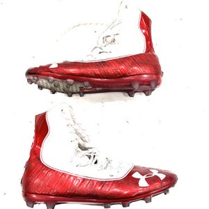 Used Under Armour Adult Fb Cleats White Senior 14 11860-s000305301