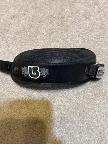 Burton Custom Snowboard binding Left Toe Cap Strap Large black