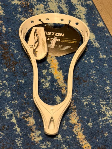 New Easton Stealth HS Lacrosse Head White Un-Strung 7"-12.5"