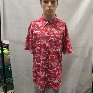 NWT Washington Nationals Ryen Spooner Button Down Shirt XL MLB