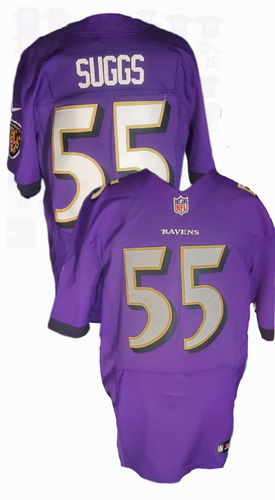 NFL / NIKE RAVENS HOME ON THE FEILD JERSEY SUGGS 55