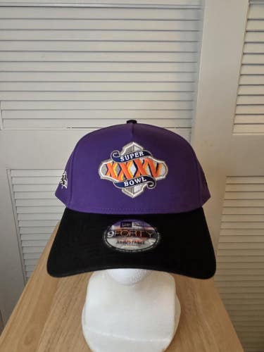 NWS Baltimore Ravens Super Bowl XXXV New Era 9forty Snapback Hat NFL