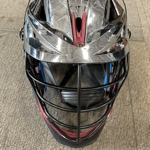 Used Cascade Xrs Lacrosse Helmet Chrome One Size 11614-s000232762