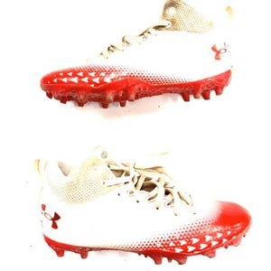 Used Under Armour Lax Cleats Boys Red Junior 05 11860-s000305979